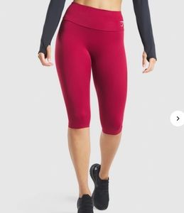 Gymshark wine berry Capri leggings